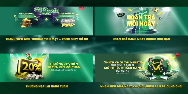 Khuyến mãi V9BET dành cho các thành viên mới 